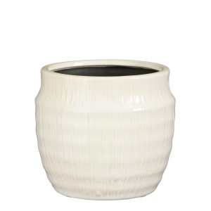 Martha pot round white - 10cm