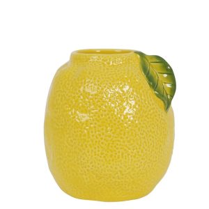 Sítrónuvasi 15,1 cm - gulur