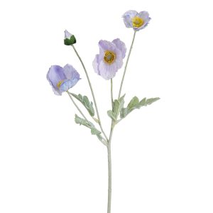 Poppy blue Real Touch - 61cm