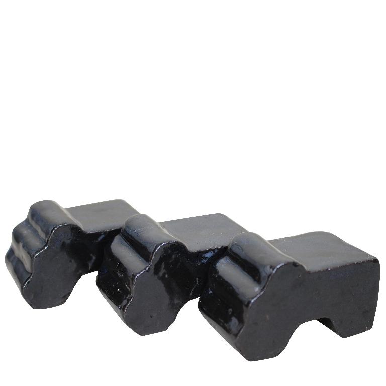 Fætur undir útipotta, 3 stk - svartir