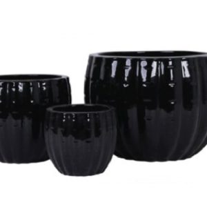 Pumpkin útipottur - svartur