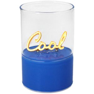 Ljós LED Cool H10cm blátt