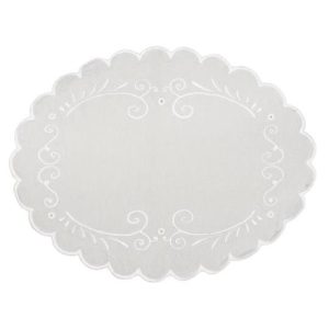 Tauservíetta oval white