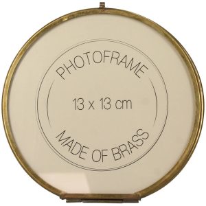 Myndarammi brass gold 13x13cm