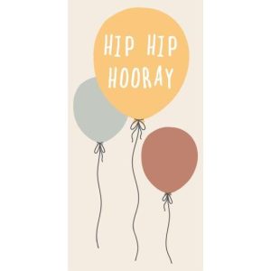 Servíettur 16st Hip hip hooray