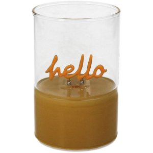 Ljós LED Hello H10cm gult