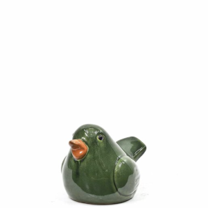 Fugl Flyga grænn 11x8cm