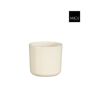 Pottur Fedor h8d8,5cm beige