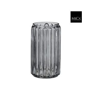 Russell vase glass grey - 26cm