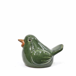 Fugl Flyga grænn 16x11cm