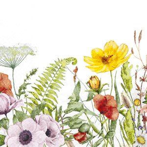 Field of Flowers servíettur 33x33cm