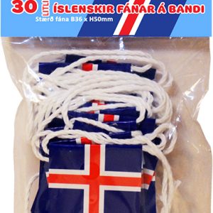 Ísl. fánalengja 30stk
