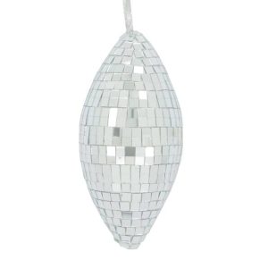 Discokúla ílöng silfur 18cm