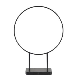 Járnhringur á fæti 48,5 cm - svartur