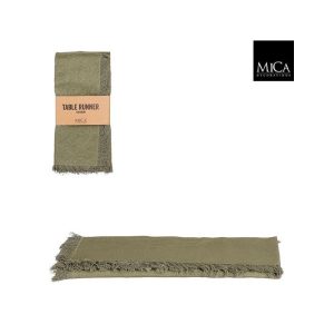 Villia borðdúkur grænn 180xw45cm