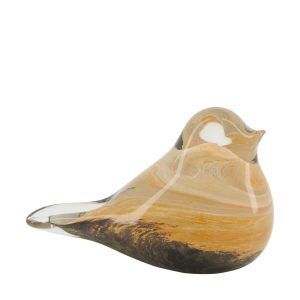 Fulg gler, 12 cm - brúnn