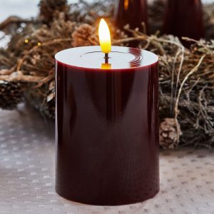 Sille kubbakerti, 10 cm batterís - bordeaux