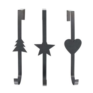 Hurðahengi f/krana - svart