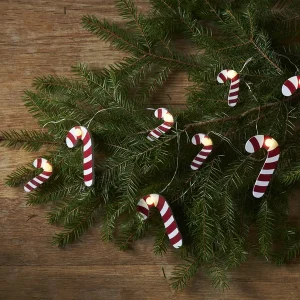 CandyCane batterísería, 10 LED ljós