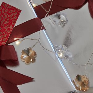 Chrystal ljósasería 20 LED ljós - amber/glær