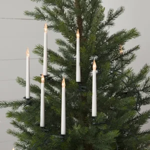 Slim line jólatréssería 25 LED ljós - hvít