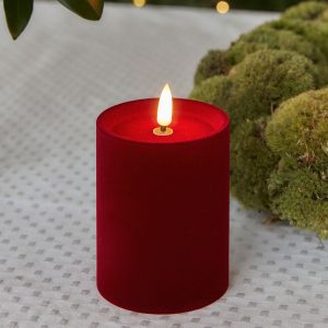 Sille kubbakerti - rauð flauels