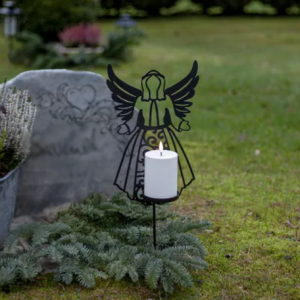 Flamme Deco útikerti og englakertastæði