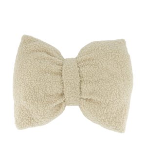 Slaufu púði 40 cm - beige
