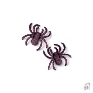 Halloween Flocked spiders