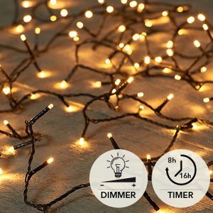 Ricelight LED ljósasería, gyllt lýsing
