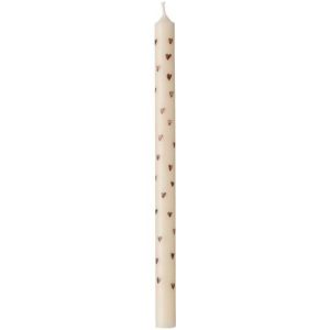 Kerti m/brúnum hjörtum 20cm
