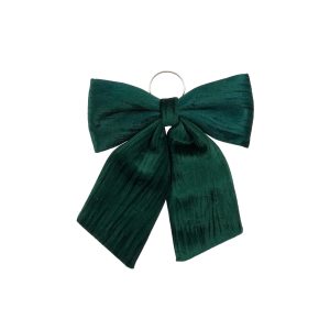 Slaufa, flauels 32 cm - dökkgræn