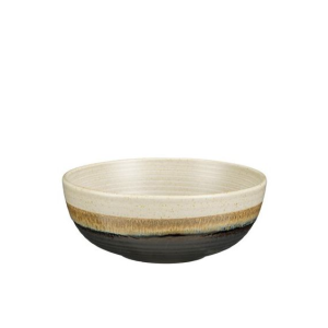 Ethan skál 17 cm - svört/brún