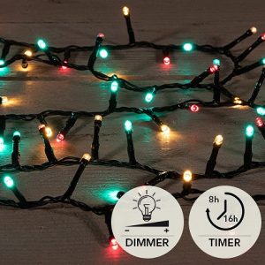 XMas LED ljósasería - marglit ljós