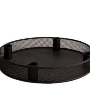 Aðventubakki, 28 cm - svartur