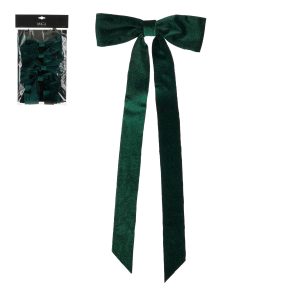 Slaufur, flauels 48 cm 4 stk - grænar