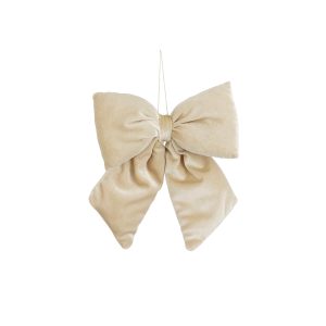 Slaufa, flauels 23 cm - kremlituð