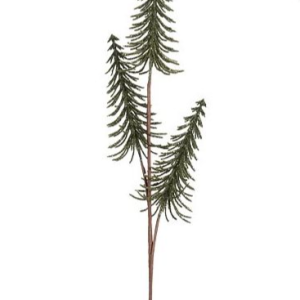 Grein með trjám, 68 cm - græ/glimmer
