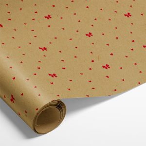 Gjafapappír Christm.bow 5m