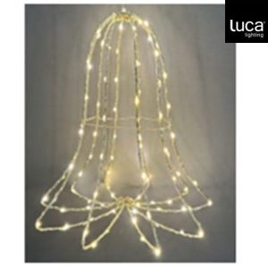 Bjalla LED ljós, 100 ljós, 29 cm